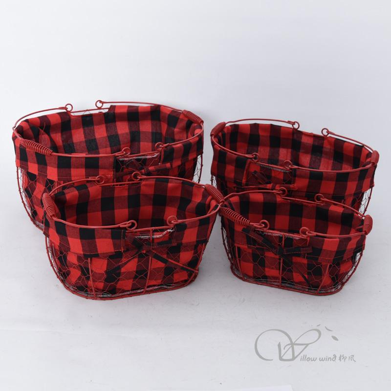 柳风收纳，客厅收纳柳编筐