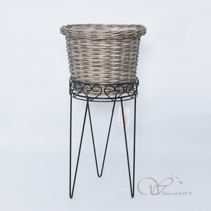 柳风收纳，客厅收纳柳编筐