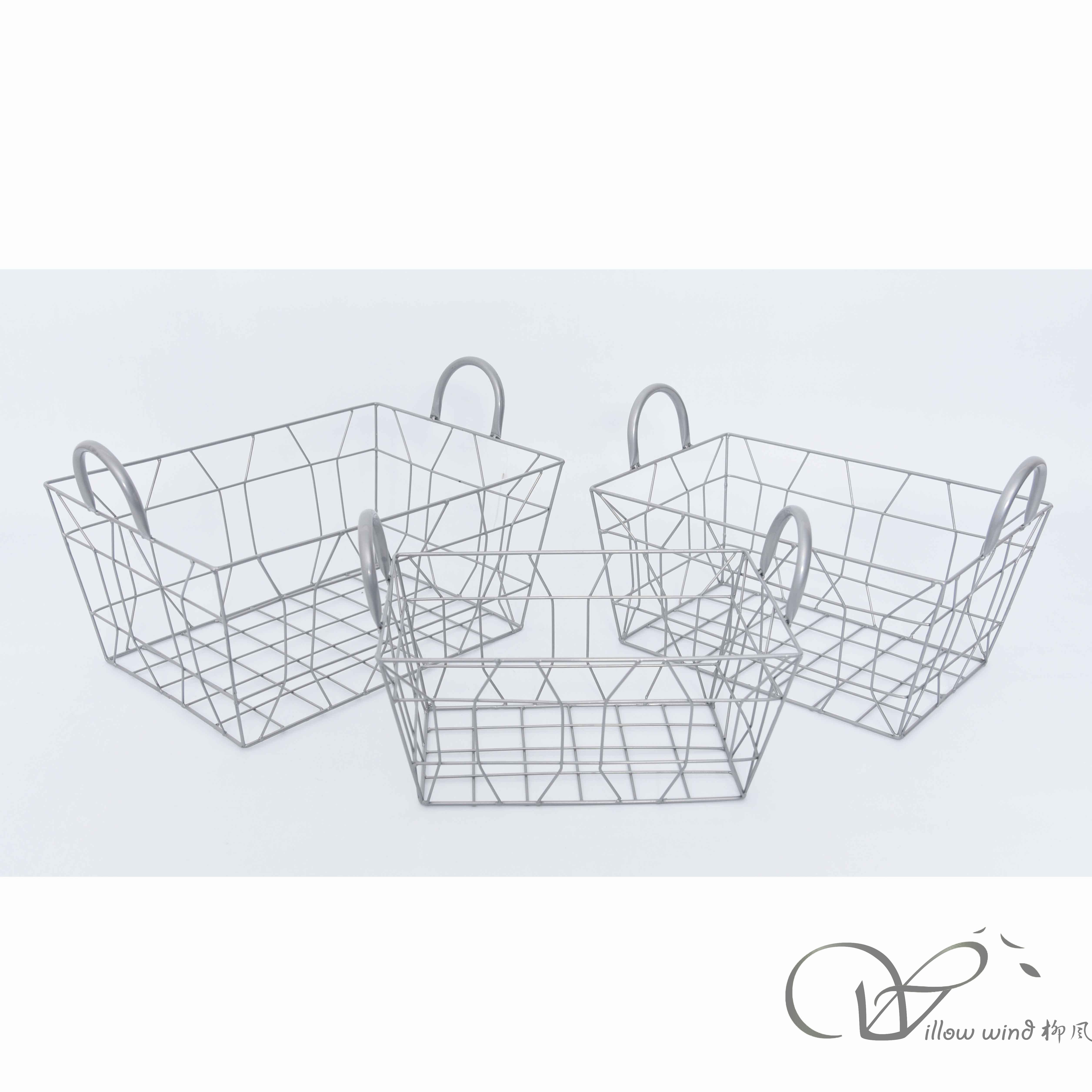 柳风收纳，客厅收纳柳编筐