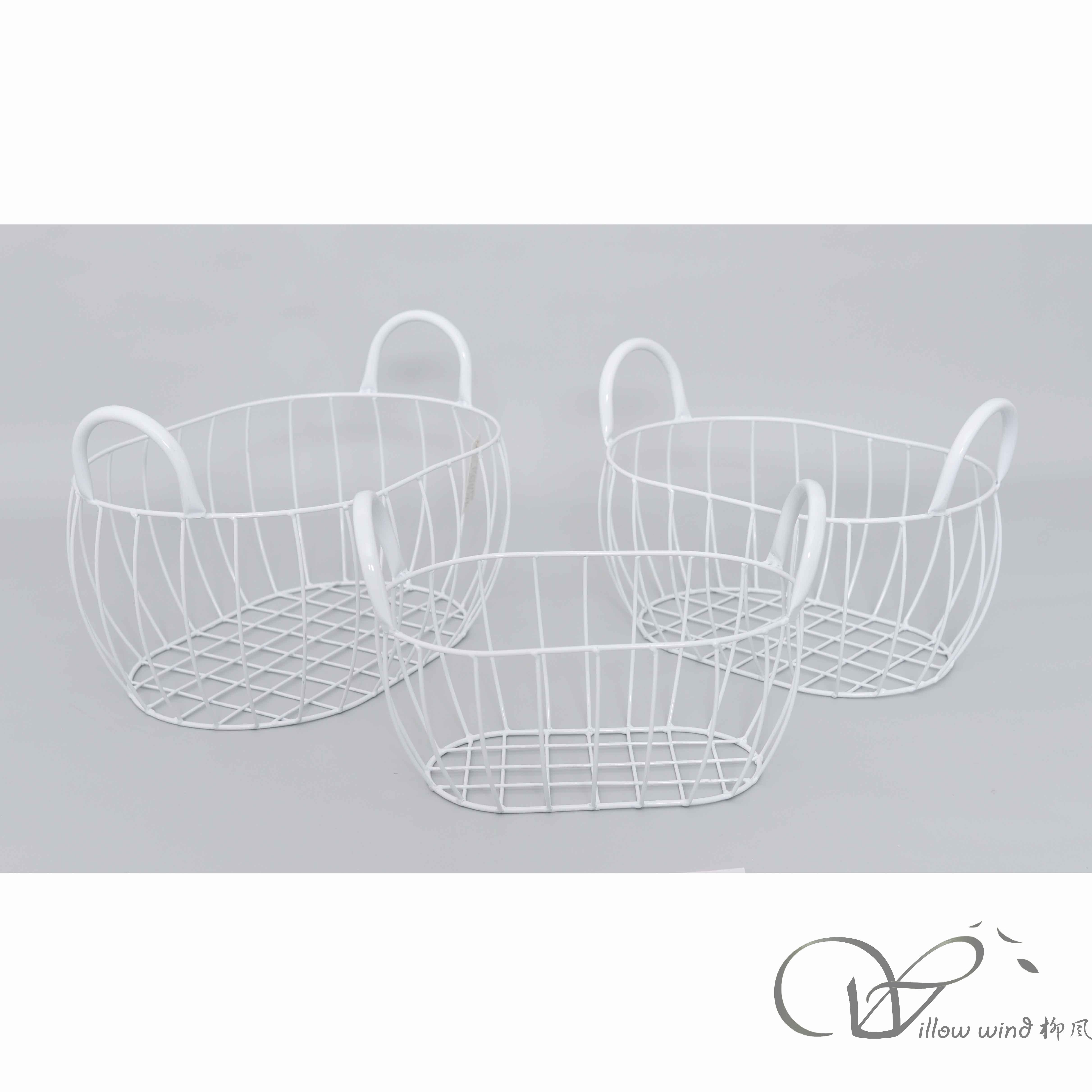 柳风收纳，客厅收纳柳编筐