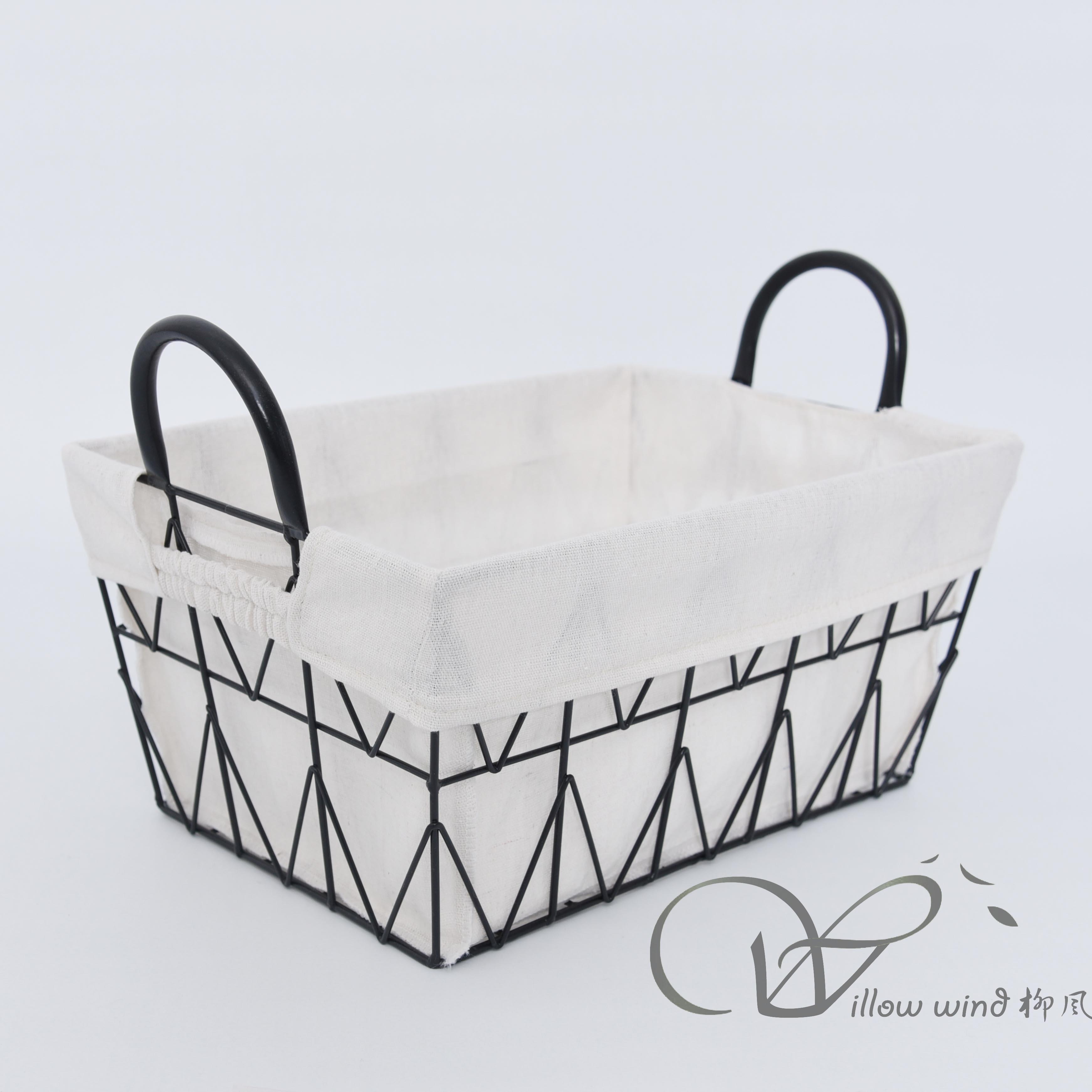 柳风收纳，客厅收纳柳编筐