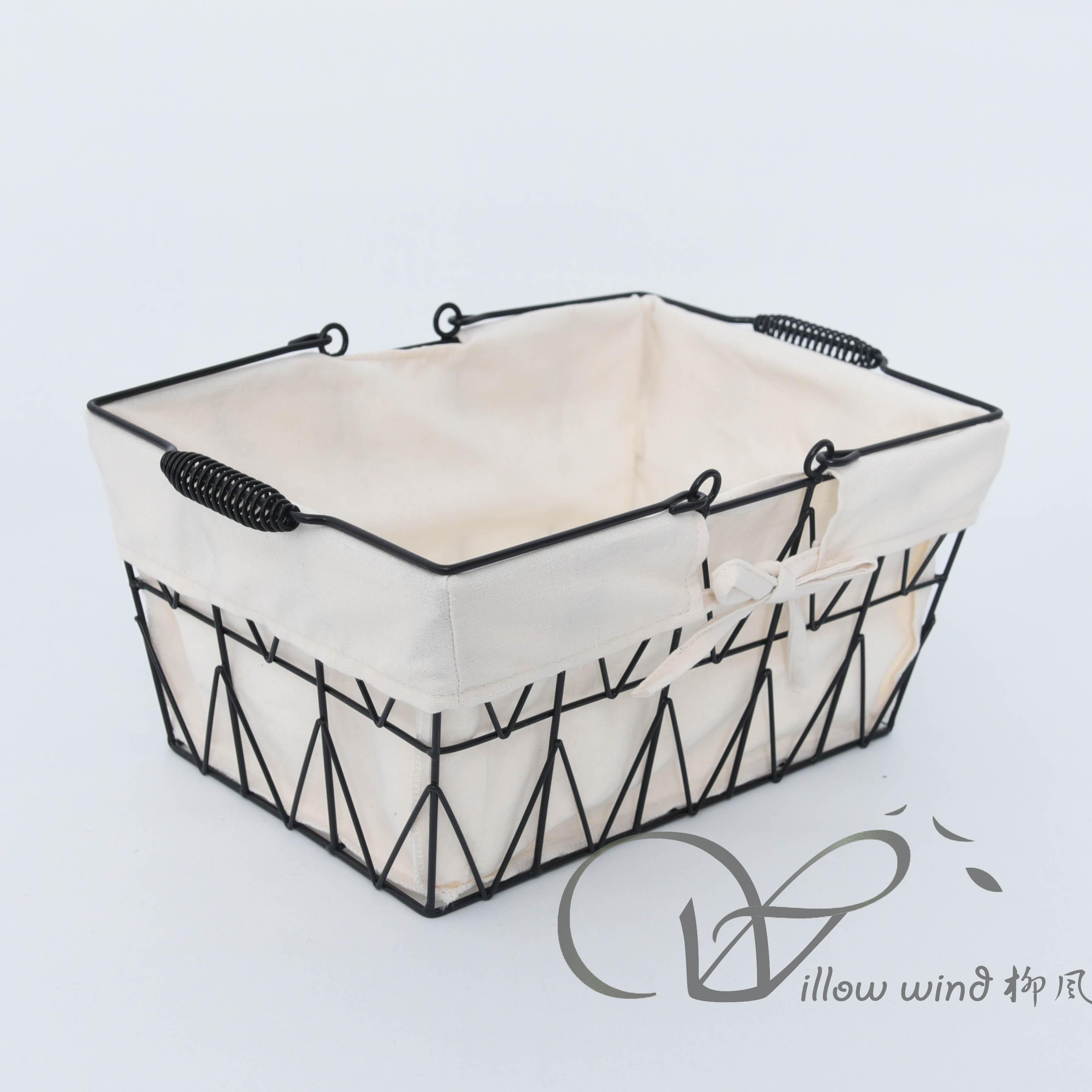 柳风收纳，客厅收纳柳编筐