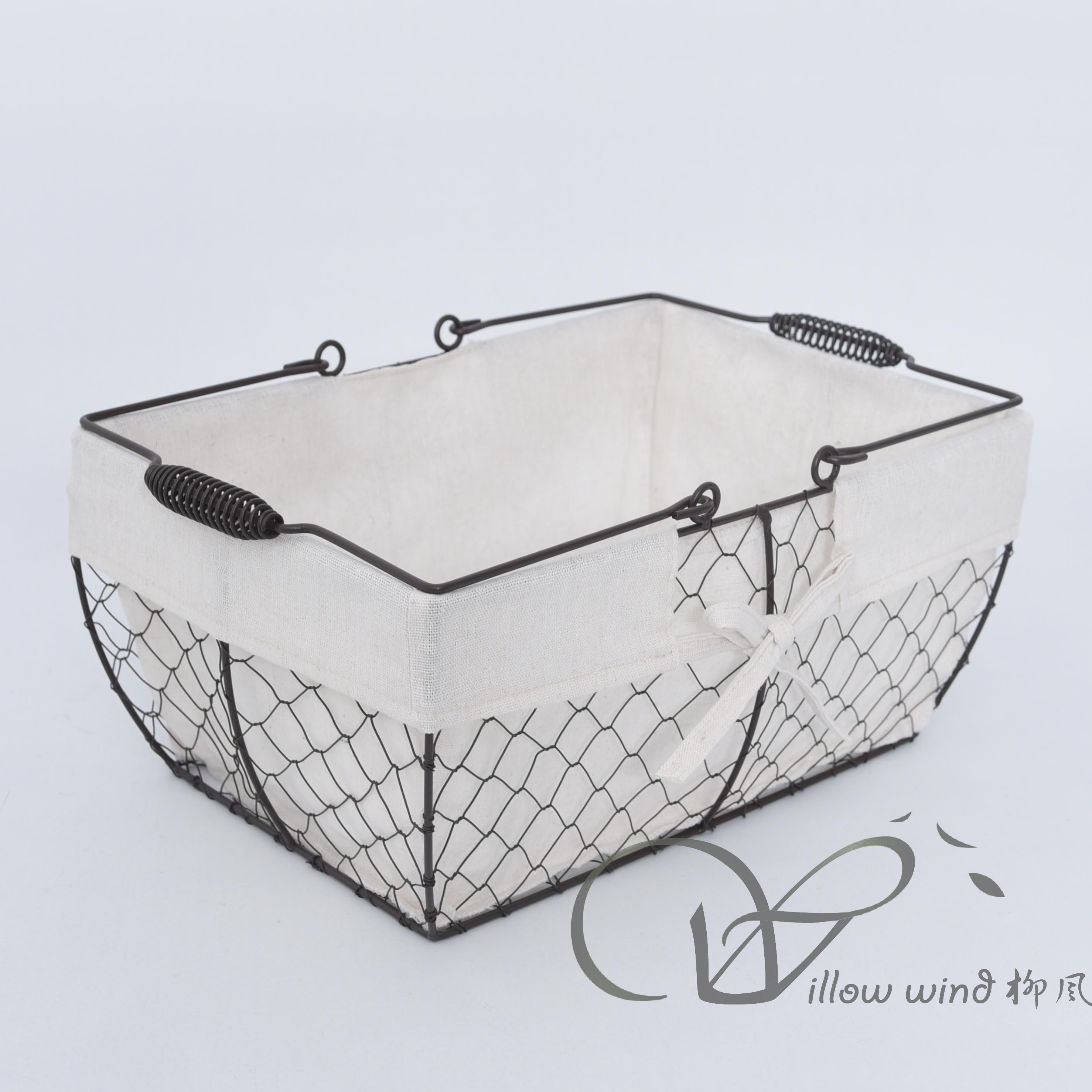 柳风收纳，客厅收纳柳编筐