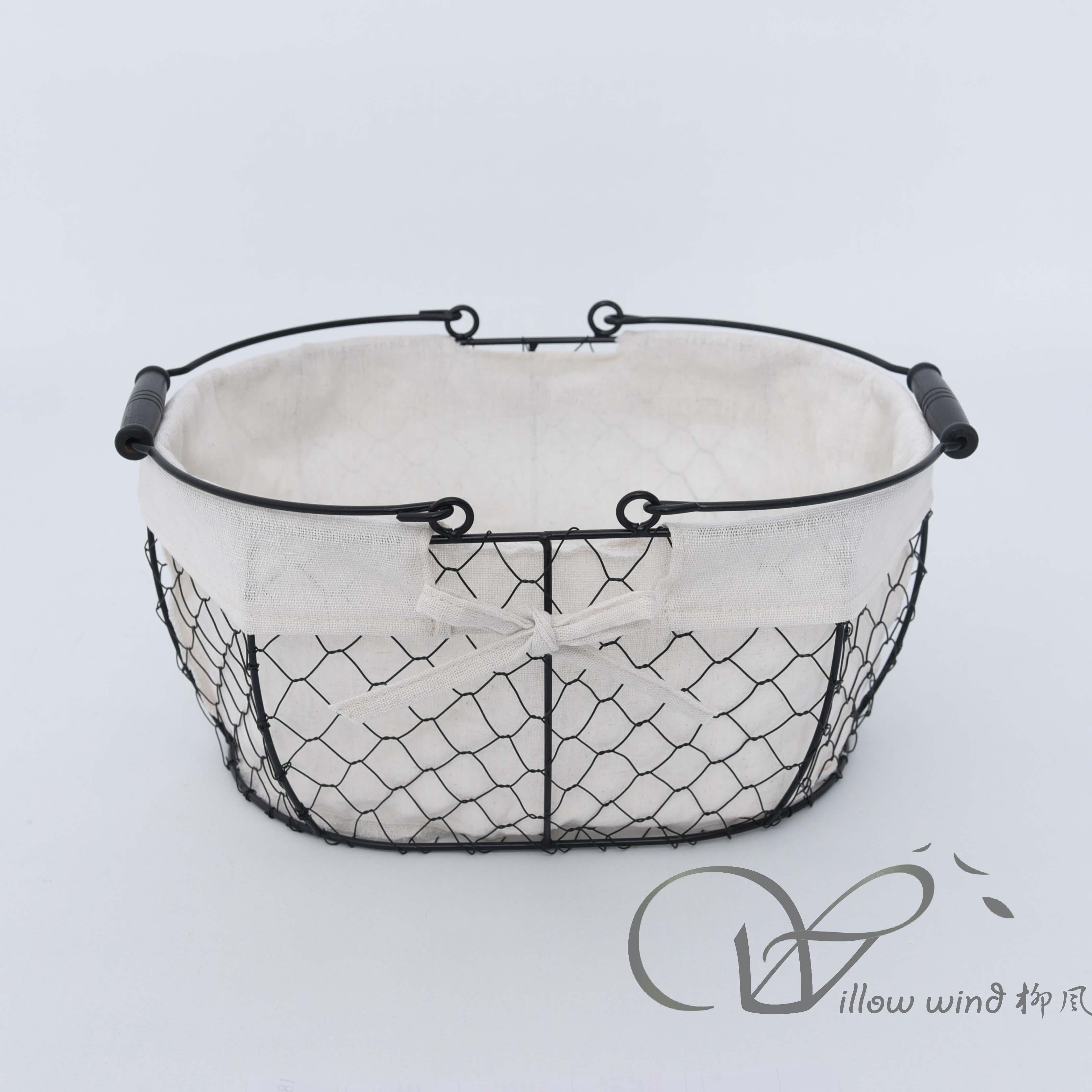 柳风收纳，客厅收纳柳编筐