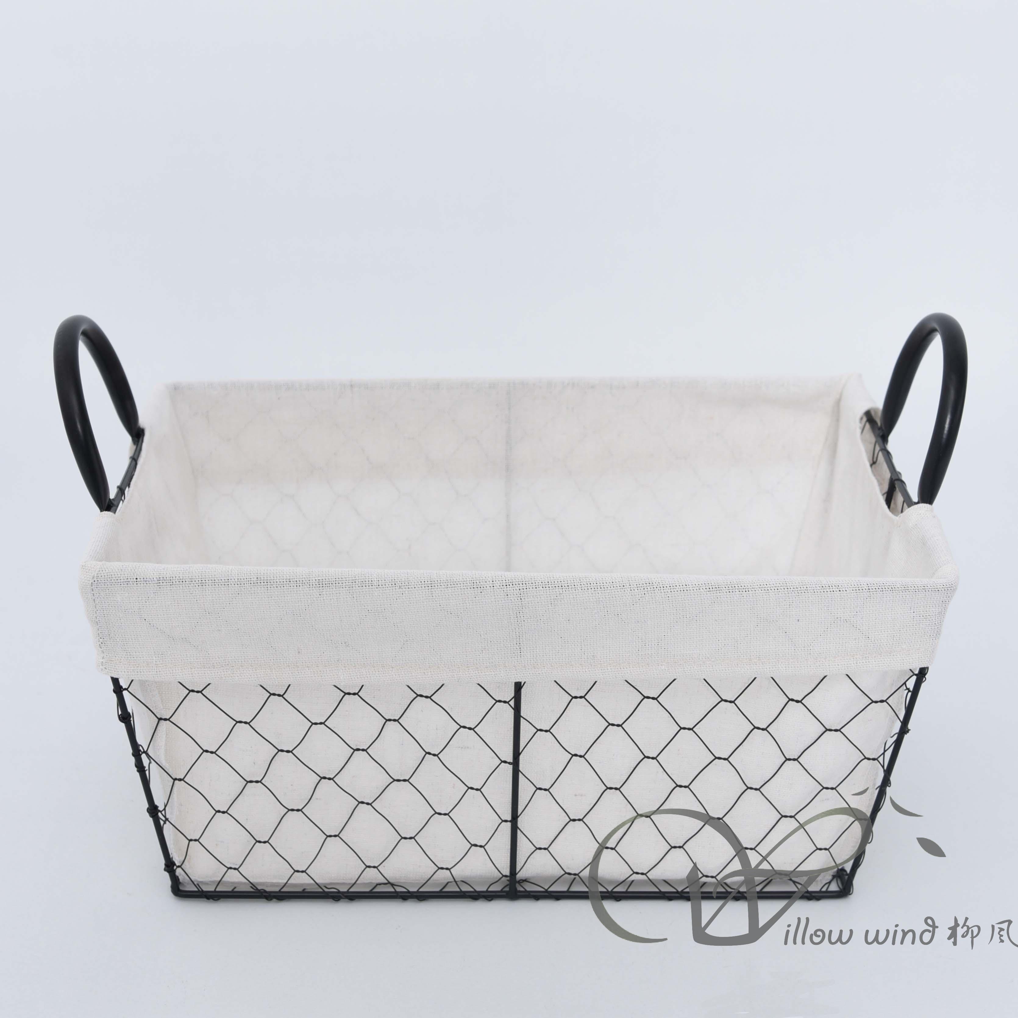 柳风收纳，客厅收纳柳编筐