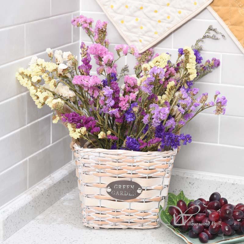 柳风收纳，客厅收纳柳编筐