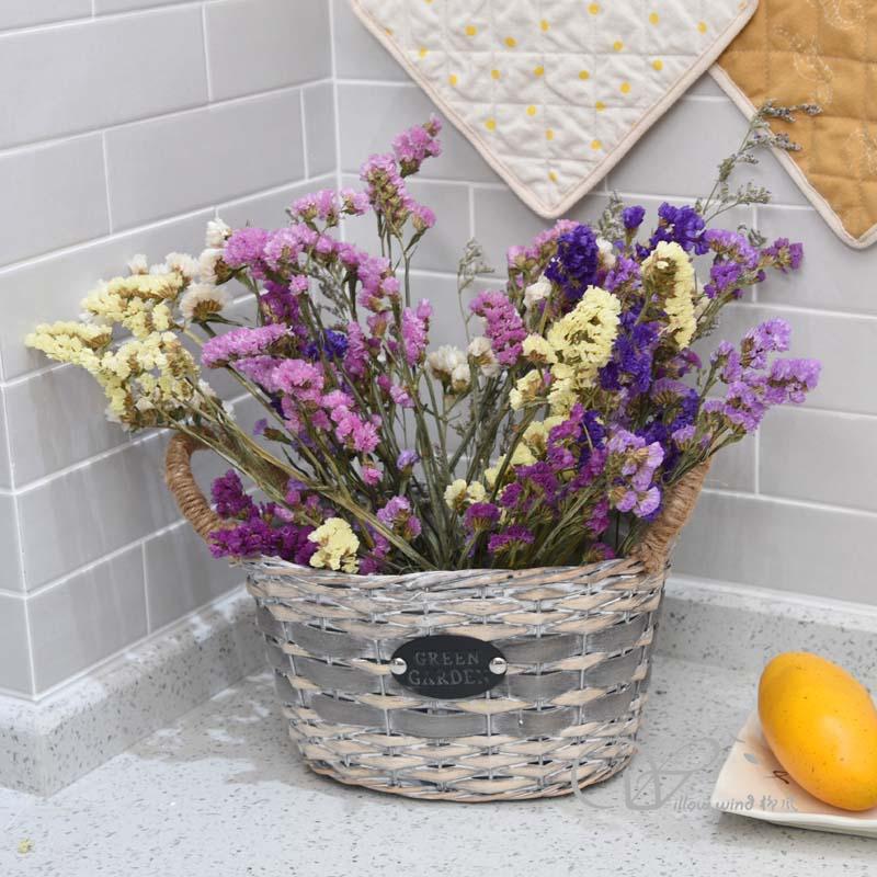 柳风收纳，客厅收纳柳编筐