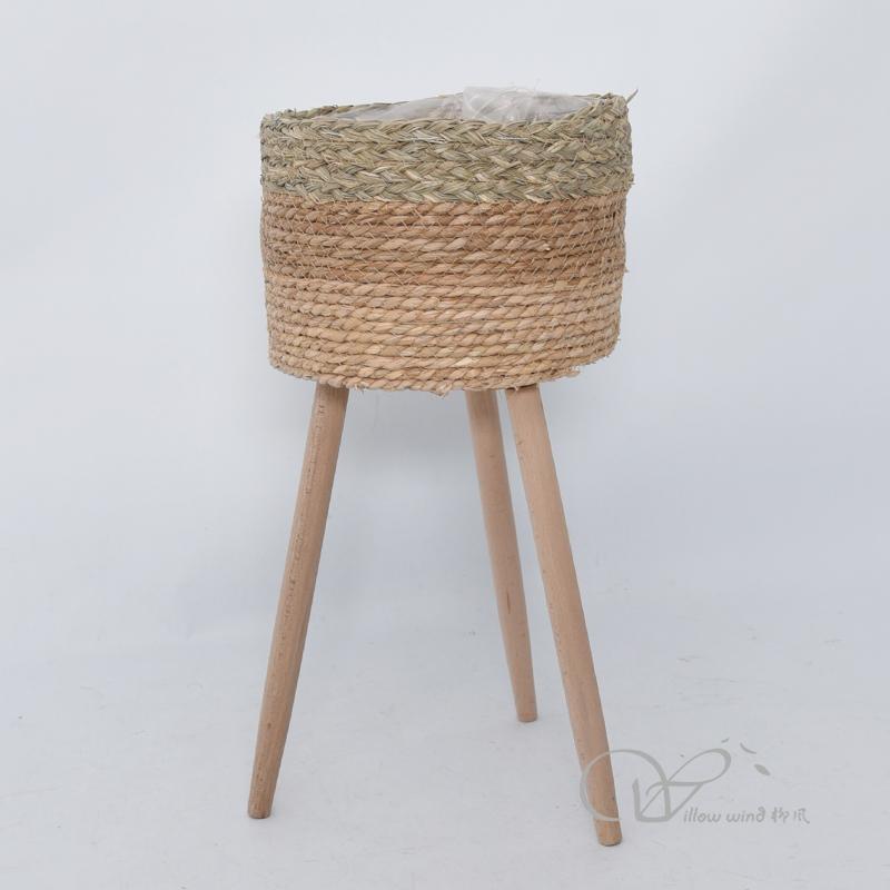 柳风收纳，客厅收纳柳编筐