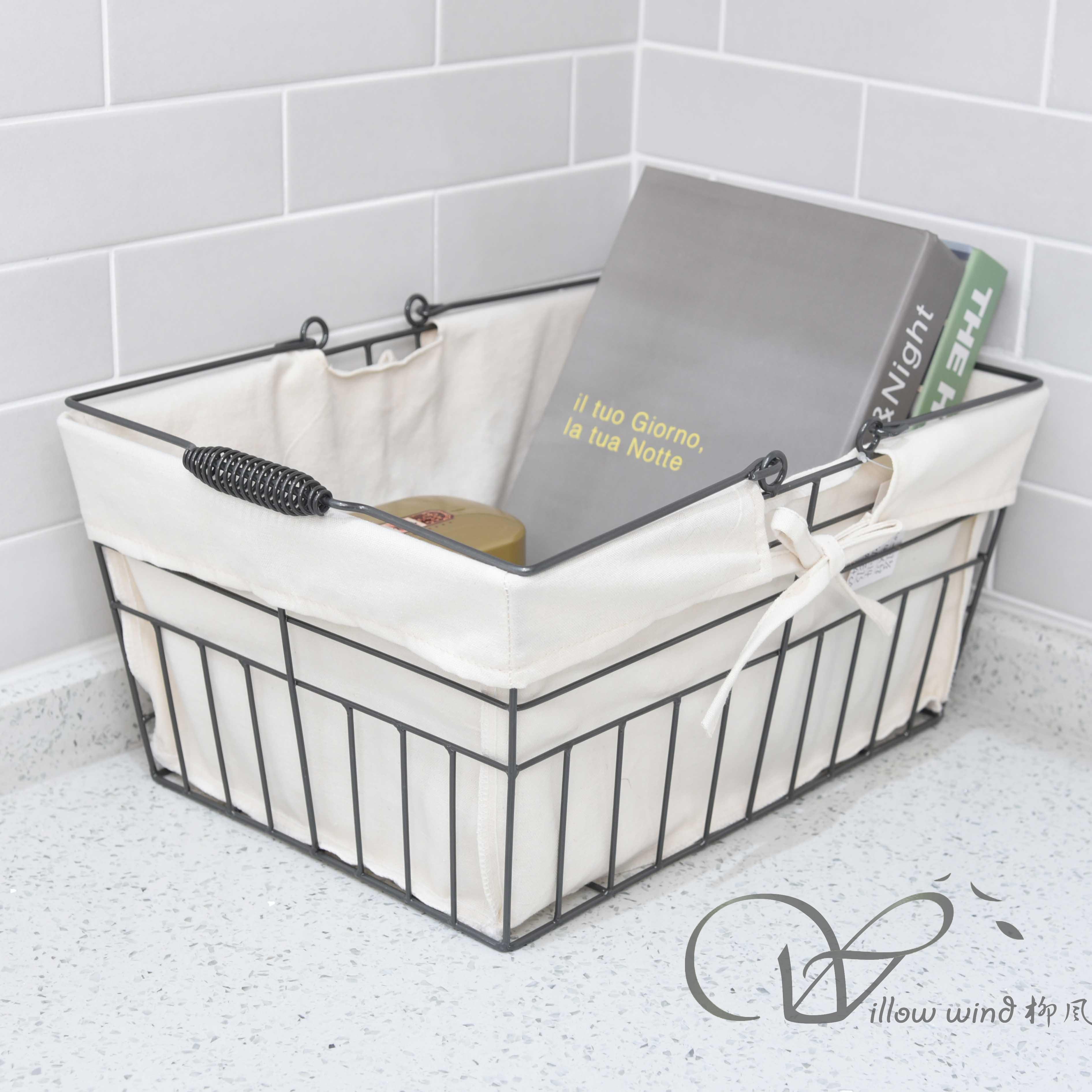 柳风收纳，客厅收纳柳编筐