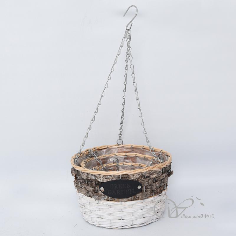 柳风收纳，客厅收纳柳编筐