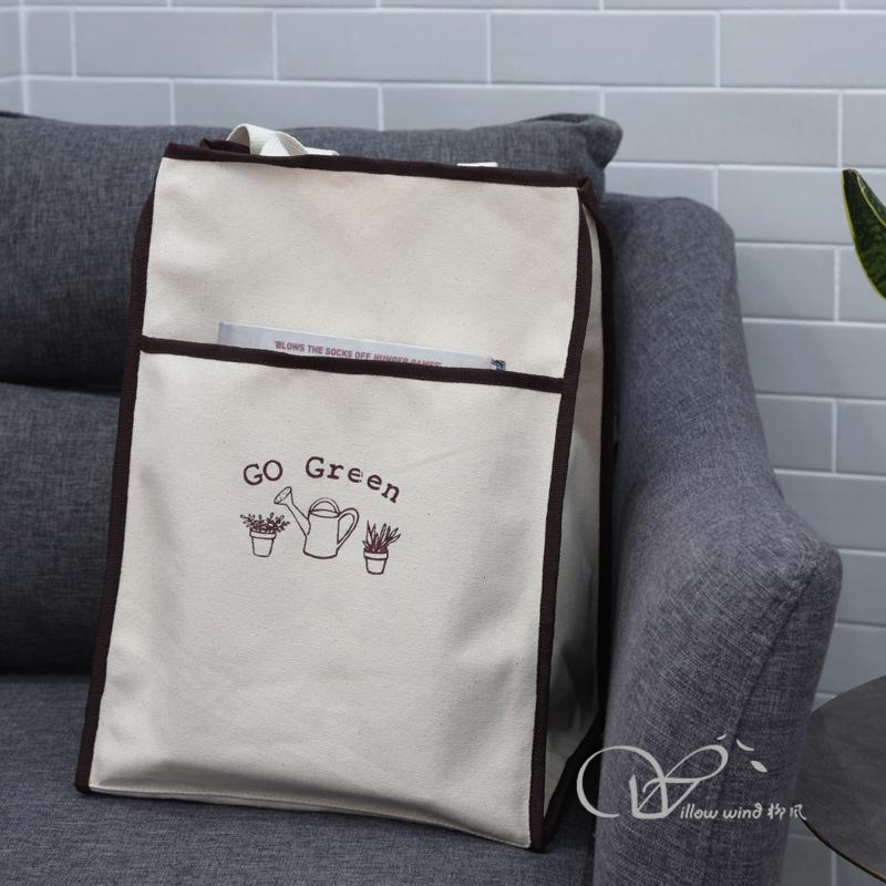 柳风收纳，客厅收纳柳编筐