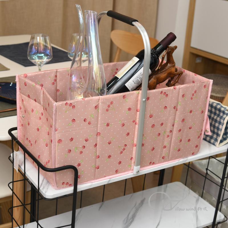 柳风收纳，客厅收纳柳编筐