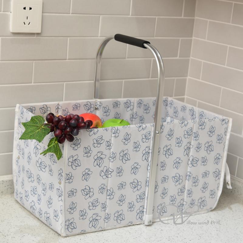 柳风收纳，客厅收纳柳编筐