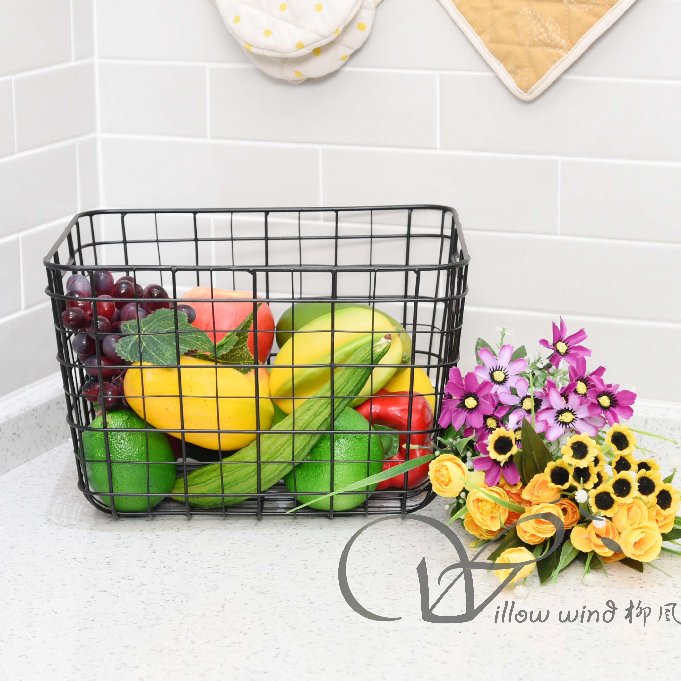 柳风收纳，客厅收纳柳编筐