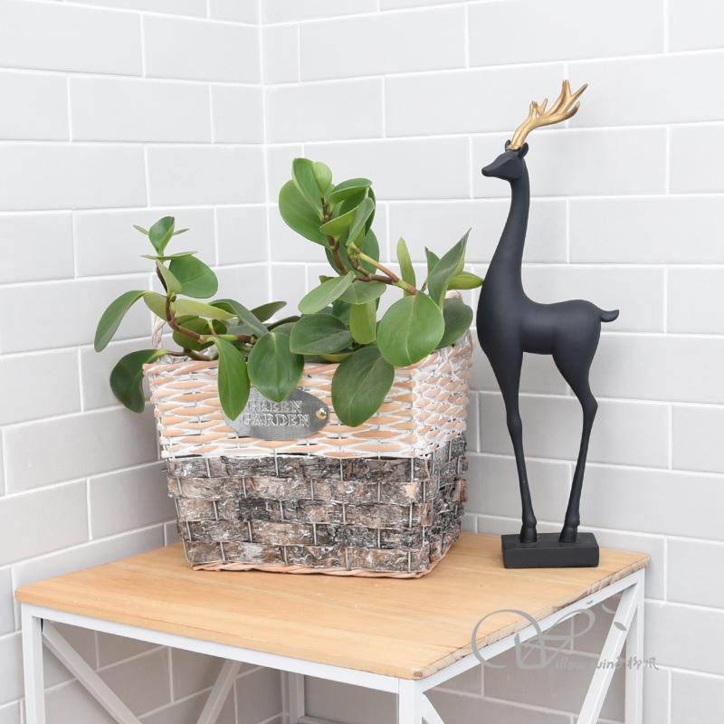 柳风收纳，客厅收纳柳编筐