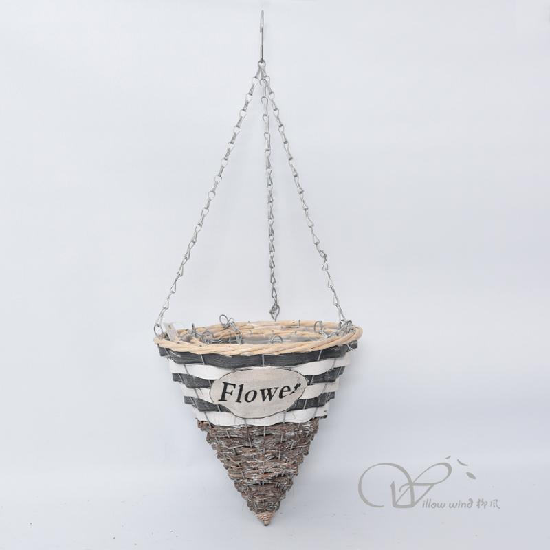 柳风收纳，客厅收纳柳编筐