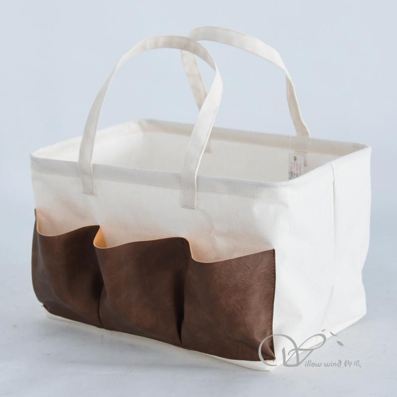 柳风收纳，客厅收纳柳编筐