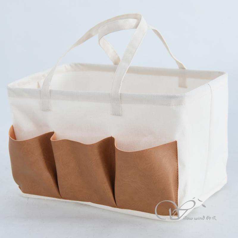 柳风收纳，客厅收纳柳编筐