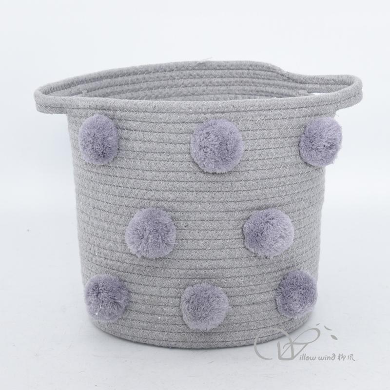 柳风收纳，客厅收纳柳编筐