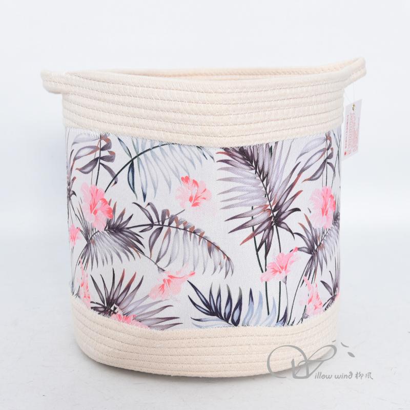 柳风收纳，客厅收纳柳编筐