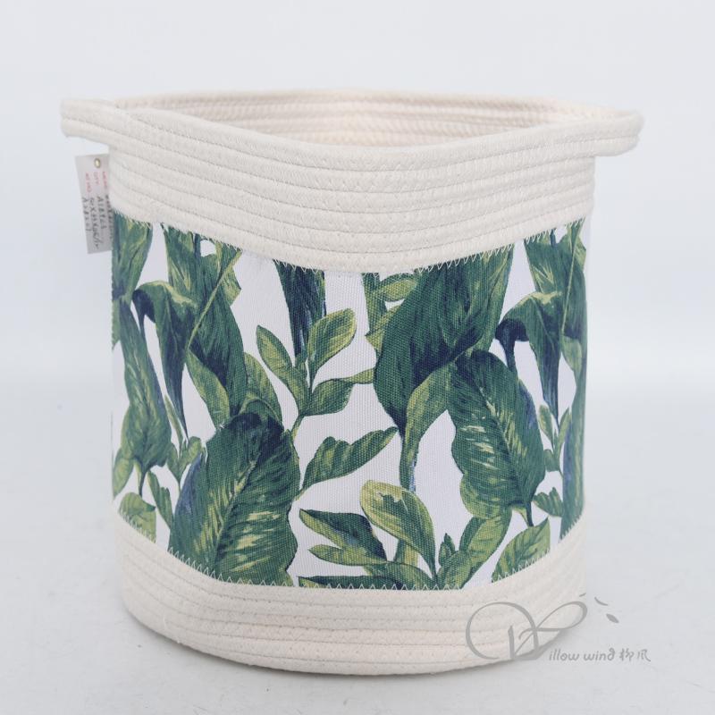 柳风收纳，客厅收纳柳编筐