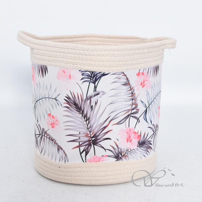 柳风收纳，客厅收纳柳编筐