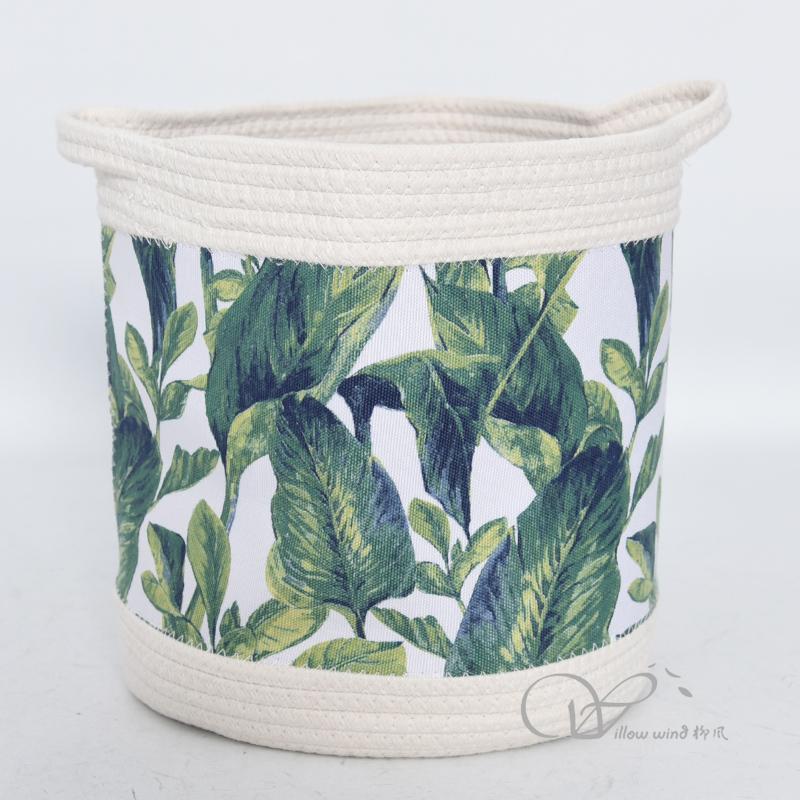 柳风收纳，客厅收纳柳编筐