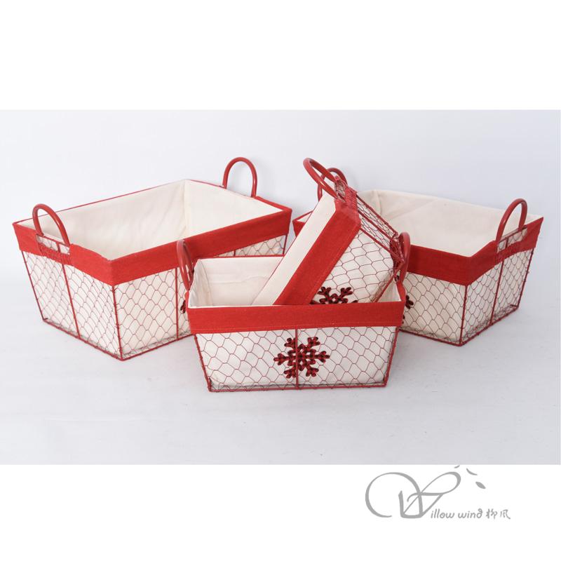 柳风收纳，客厅收纳柳编筐