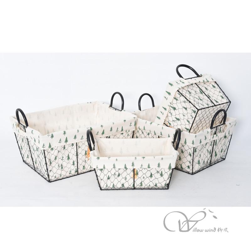 柳风收纳，客厅收纳柳编筐