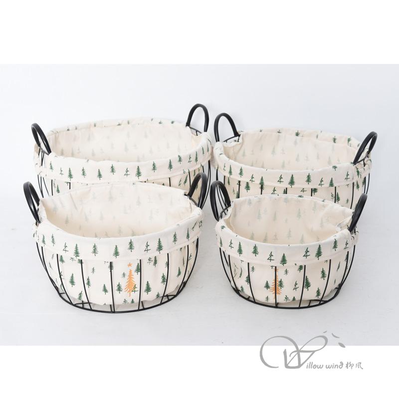 柳风收纳，客厅收纳柳编筐