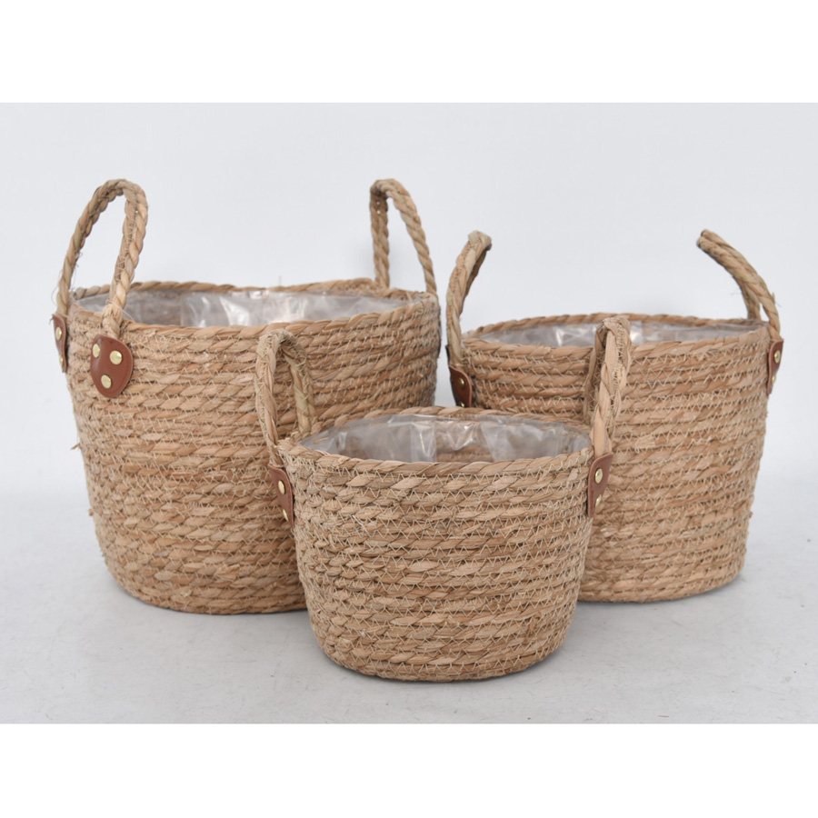 柳风收纳，客厅收纳柳编筐