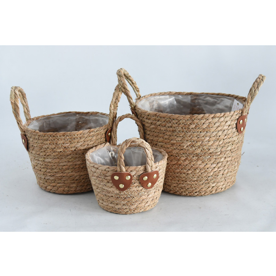 柳风收纳，客厅收纳柳编筐