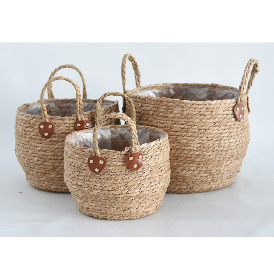 柳风收纳，客厅收纳柳编筐