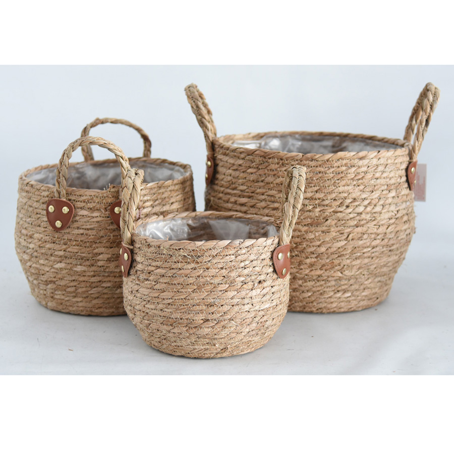 柳风收纳，客厅收纳柳编筐