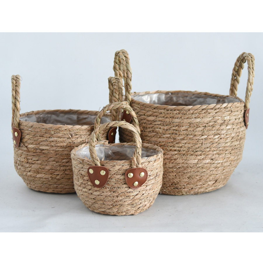 柳风收纳，客厅收纳柳编筐