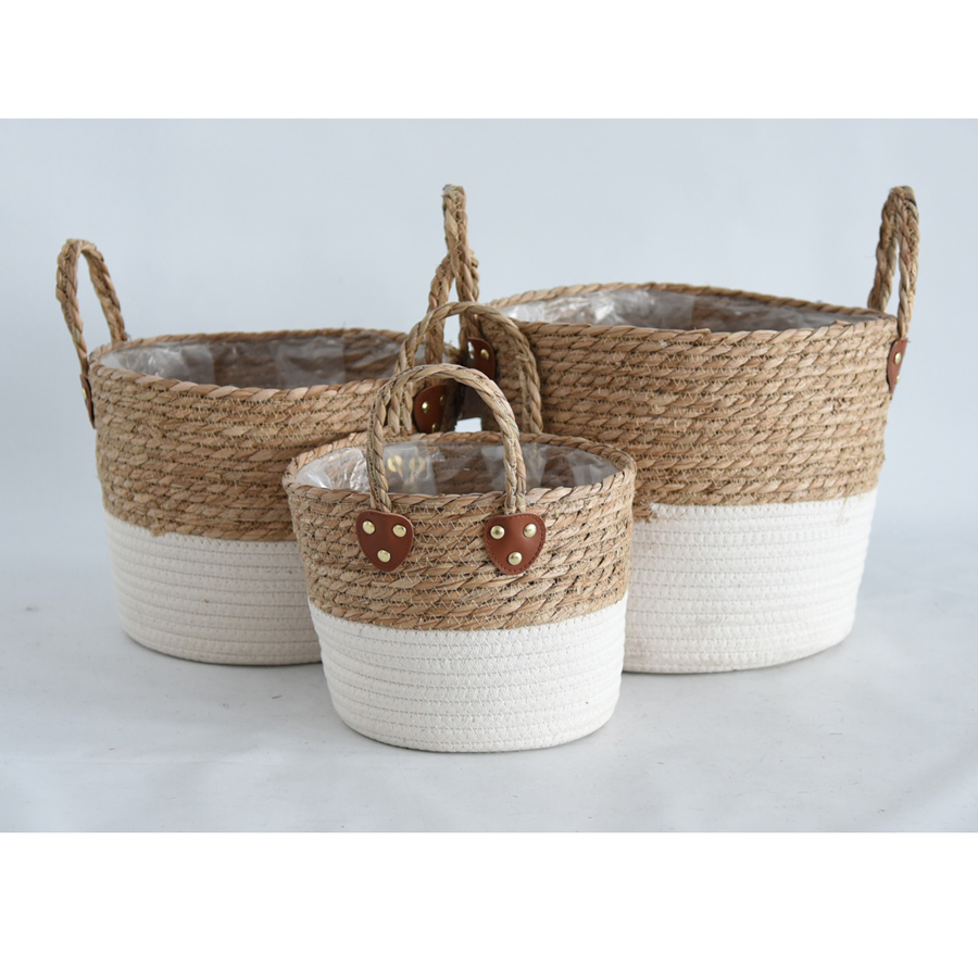 柳风收纳，客厅收纳柳编筐