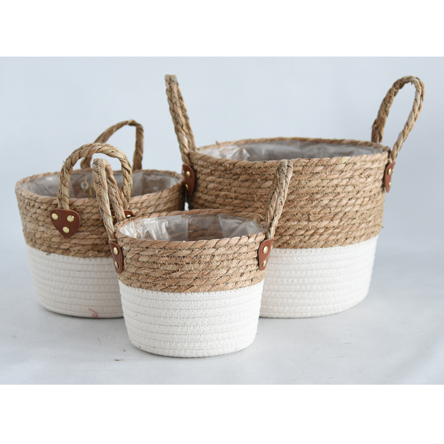 柳风收纳，客厅收纳柳编筐