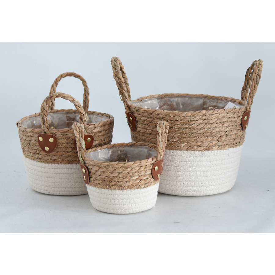 柳风收纳，客厅收纳柳编筐