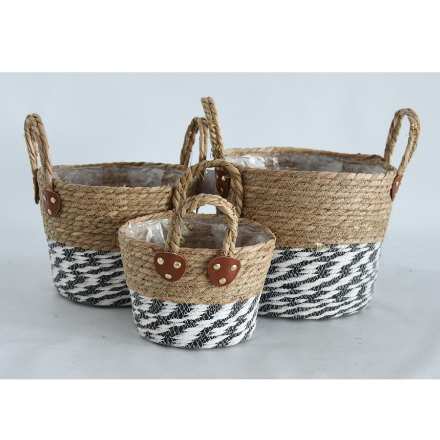 柳风收纳，客厅收纳柳编筐