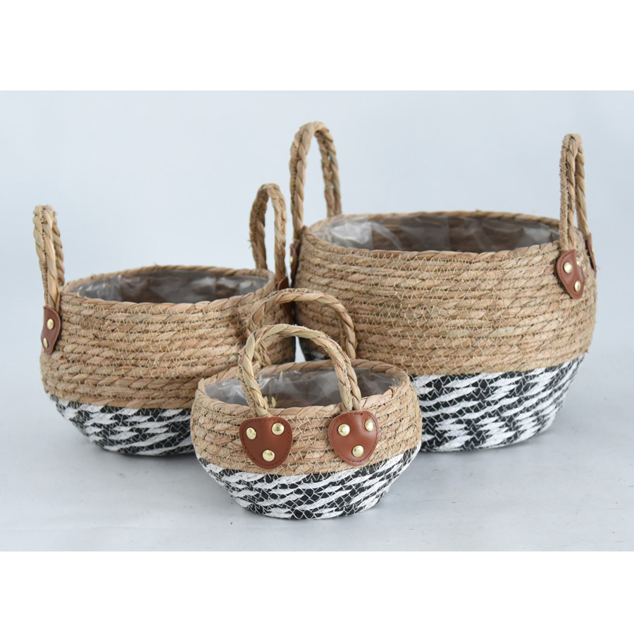 柳风收纳，客厅收纳柳编筐