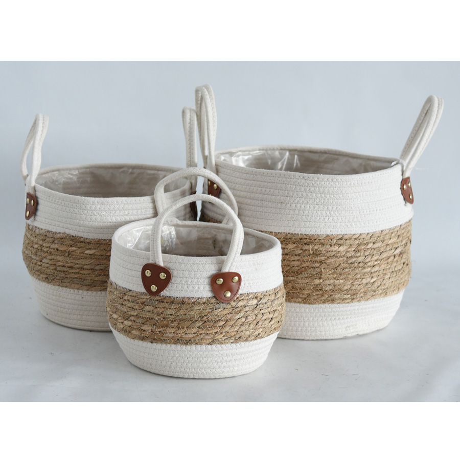 柳风收纳，客厅收纳柳编筐