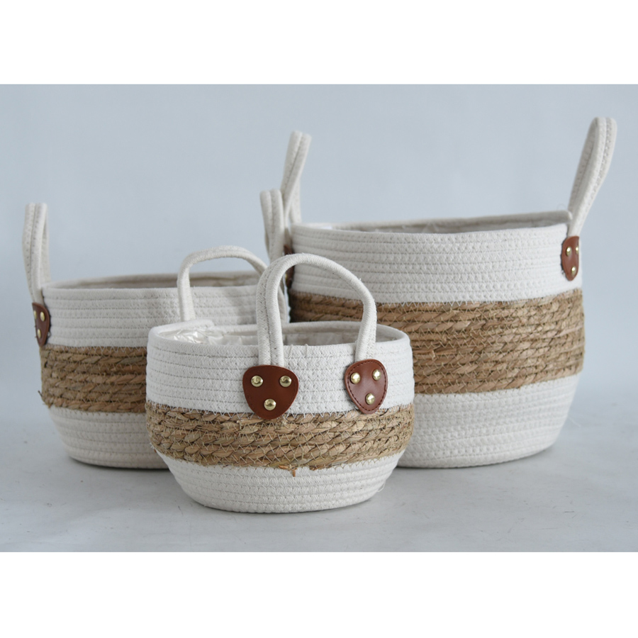 柳风收纳，客厅收纳柳编筐